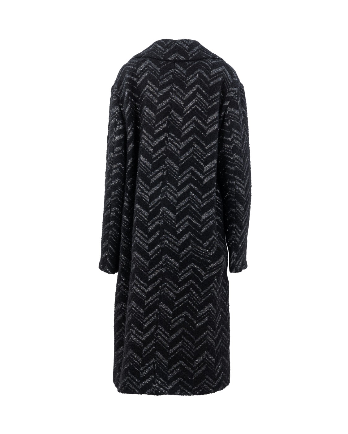 shop MISSONI  Cappotto: Missoni cappotto lungo in misto cotone.
Zig zag tono su tono.
Bottoni in corno.
Tasche a toppa.
Composizione: 41% cotone, 26% poliestere, 14% acrilica, 13% lana, 4% altre fibre. 
Made in Italy.. DS24WC0Y BW00T5-S91KD number 8101027